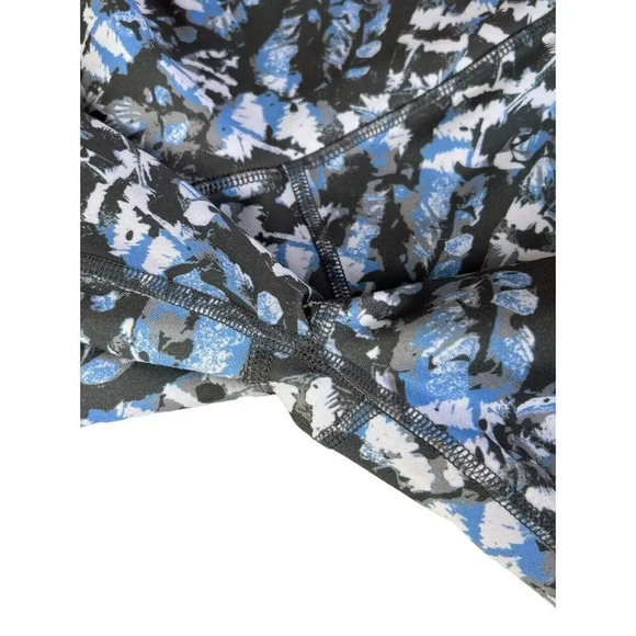 Aerie Chill Play Move Feather Pattern Leggings Mesh Size XS Stretch Women’s - Picture 5 of 9